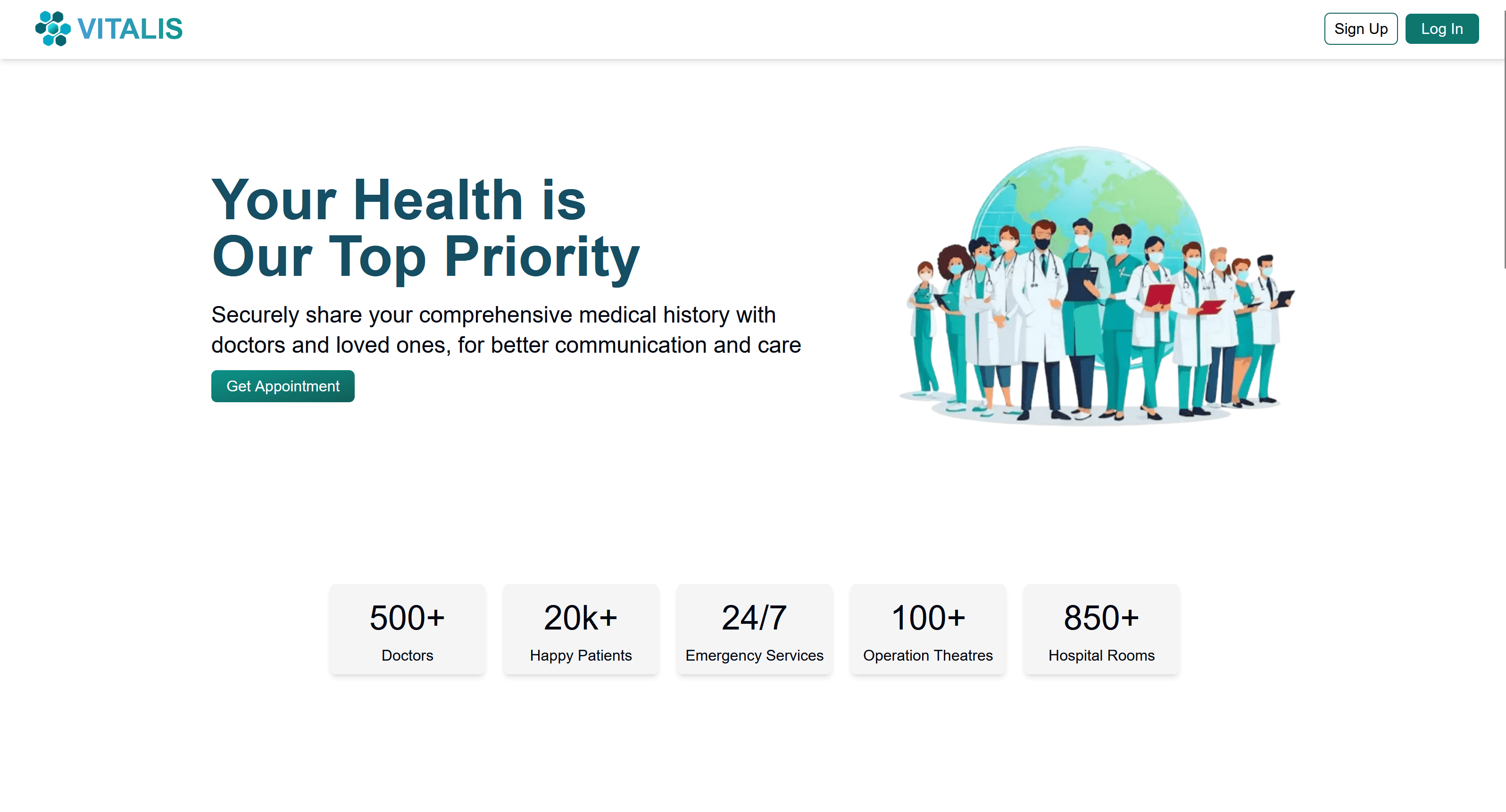 Vitalis - Healthcare Platform